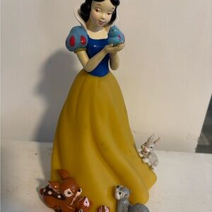 Snow White plastic piggy bank with Animals Disney